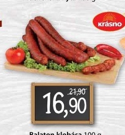 Klobása Balaton Krásno