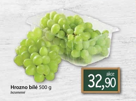 Hrozny bílé bezsemenné