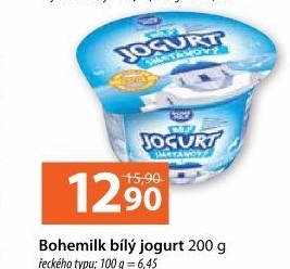 Bílý jogurt řecký Bohemilk