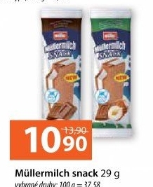 Dezert Müllermilch Snack Müller