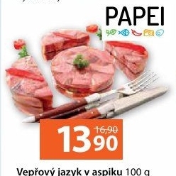 Vepřový jazyk v aspiku Lahůdky Papei