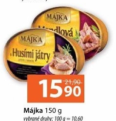 Paštiky Májka