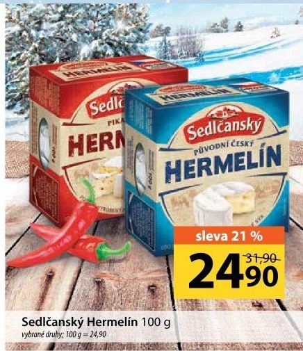 Sýr Hermelín Sedlčanský