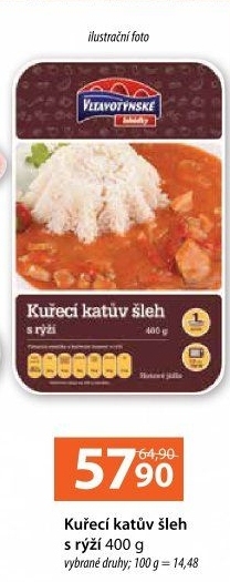 Katův šleh z kuřecího masa s rýží Vltavotýnské lahůdky