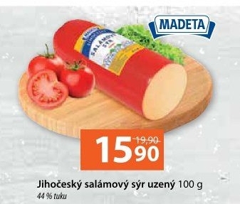 Sýr uzený salámový Jihočeský Madeta