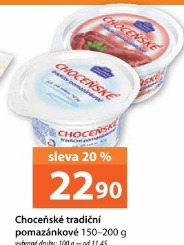 Tradiční pomazánkové Choceňské