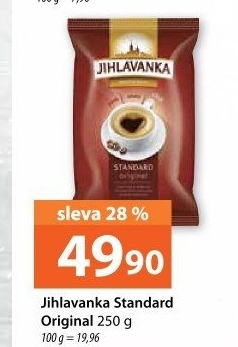 Mletá káva Standard Jihlavanka