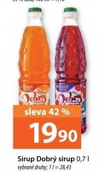 Sirup Dobrá voda