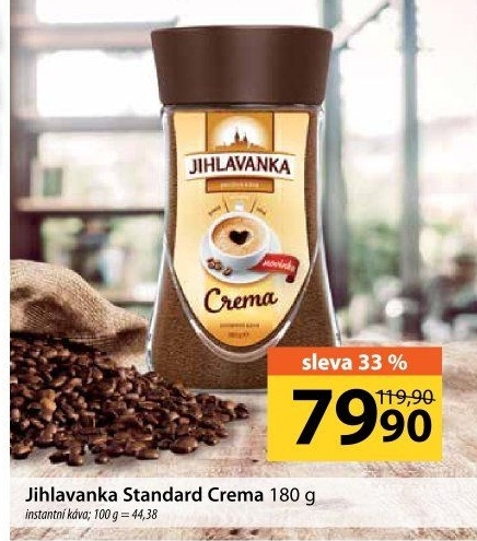 Instantní káva Jihlavanka Standard Crema