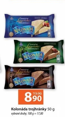 Oplatky trojhránky Kolonáda Opavia