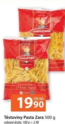 Těstoviny Pasta Zara
