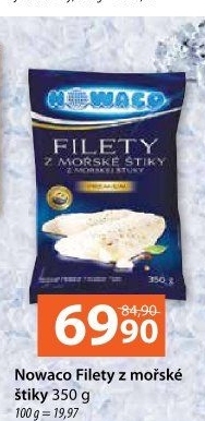 Štika mořská filety mražená Nowaco