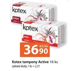 Tampony Active Kotex
