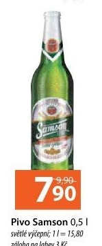 Pivo světlé výčepní 10° Samson