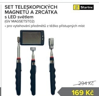 Set teleskopických magnetů a zrcátka Starline