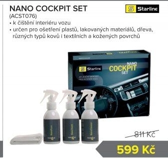 Autokosmetika Nano Cockpit set Starline
