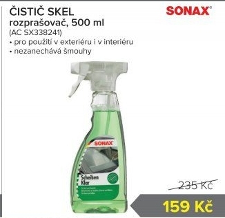 Čistič skel Sonax