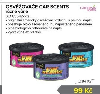 Osvěžovač vzduchu do auta Car Scents