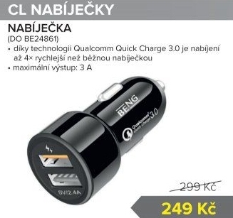 USB autonabíječka Beng
