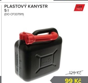 Plastový kanystr CarFace