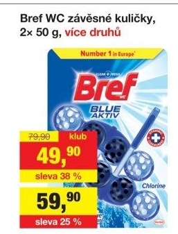 WC blok Bref