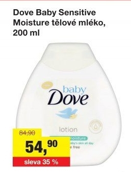 Tělové mléko Baby Dove