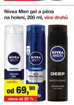 Gel na holení pánský Men Nivea