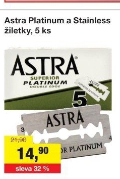Žiletky Astra