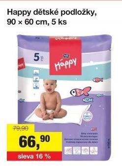 Podložky přebalovací Háppy Bella