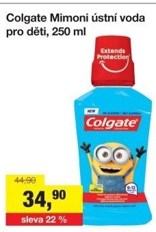 Ústní voda dětská Colgate