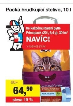 Stelivo pro kočky Packa Balanim