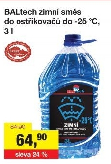 Zimní směs do ostřikovačů Baltech