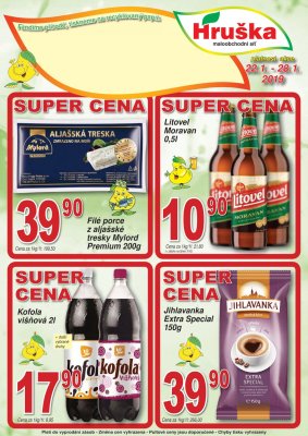akční leták Hruška 22.1.2019-28.1.2019
