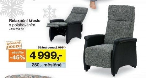 Relaxační křeslo PEGAS