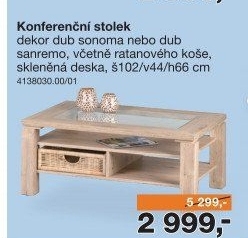 Konferenční stolek LAZY A4