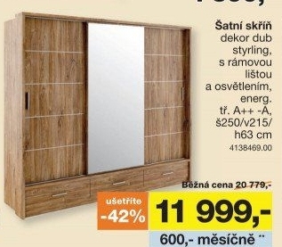 Šatní skříň ARTI AR-01