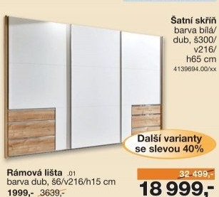 Šatní skříň LEVEL