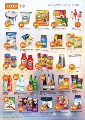 akční leták COOP 23.1.2019-5.2.2019