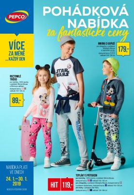 akční leták PEPCO 24.1.2019-30.1.2019