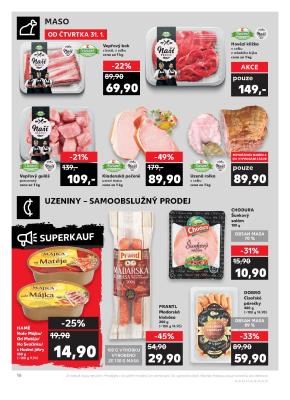 akční leták Kaufland 31.1.2019-6.2.2019