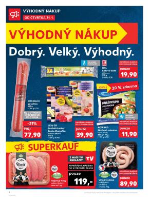 akční leták Kaufland 31.1.2019-6.2.2019