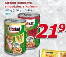Konzerva pro kočky Kitekat