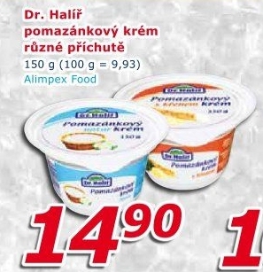 Krém pomazánkovýDr. Halíř