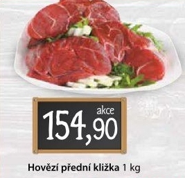 Hovězí přední bez kosti - kližka