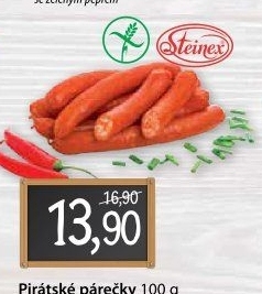 Párky pirátské Steinex