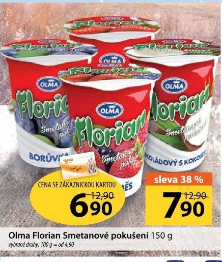 Jogurt smetanové pokušení Florian Olma