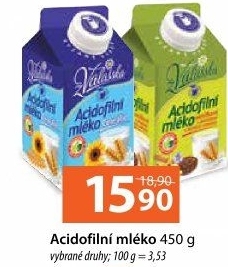 Mléko acidofilní Mlékárna Valašské Meziříčí