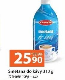 Smetana do kávy Kapucín
