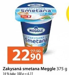 Smetana zakysaná Meggle 14%