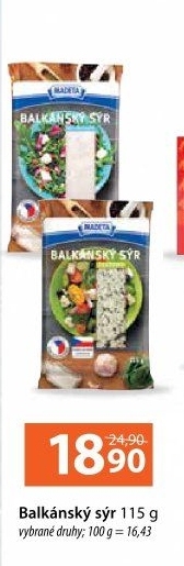 Balkánský sýr Madeta